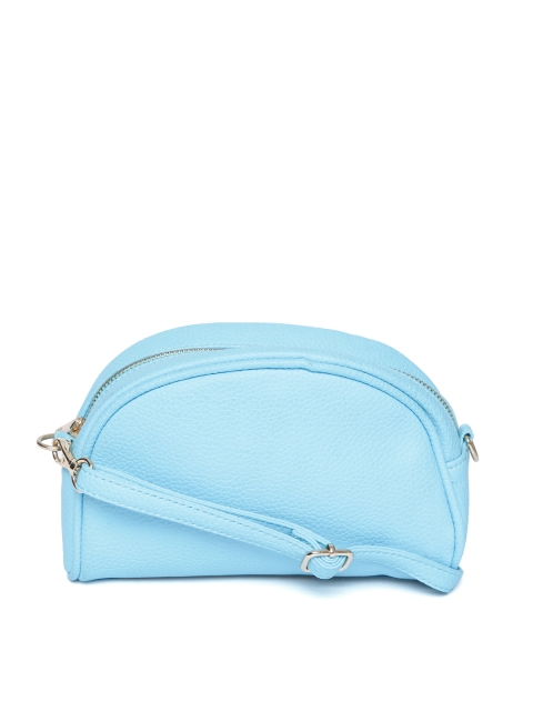 

People Blue Solid Sling Bag