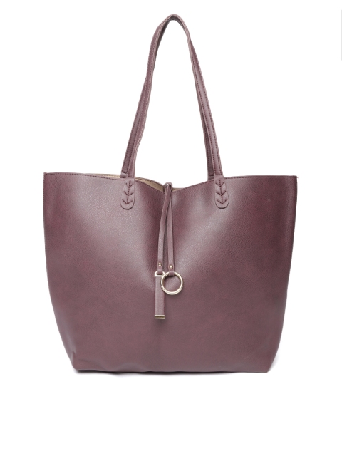 

People Burgundy Solid Shoulder Bag