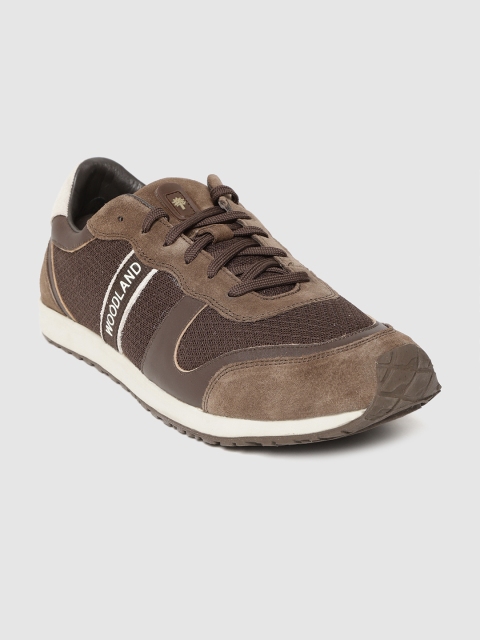 

Woodland Men Brown Solid Sneakers