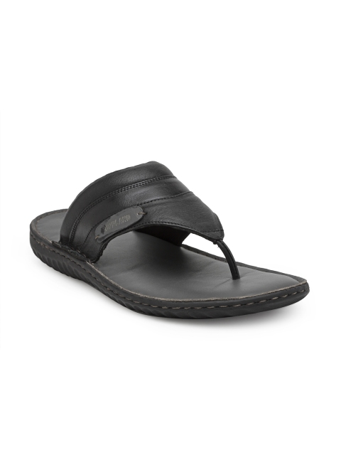 

Woodland ProPlanet Men Black Leather Comfort Sandals