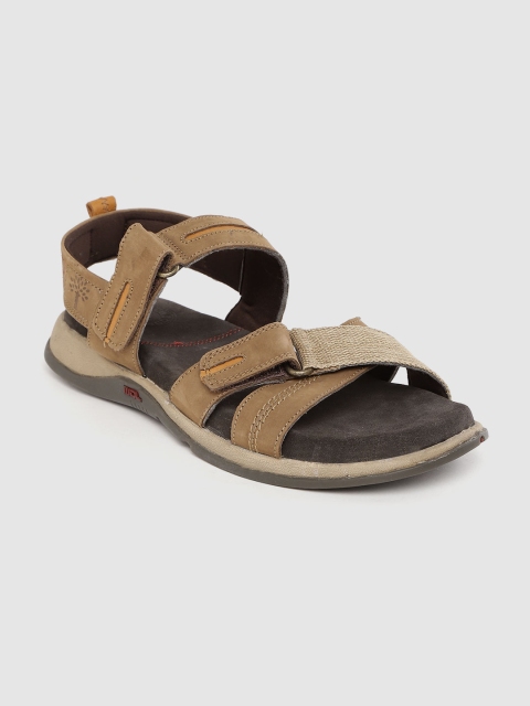 

Woodland Men Brown Solid Comfort Sandals