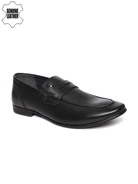 

Louis Philippe Men Black Genuine Leather Formal Slip-Ons