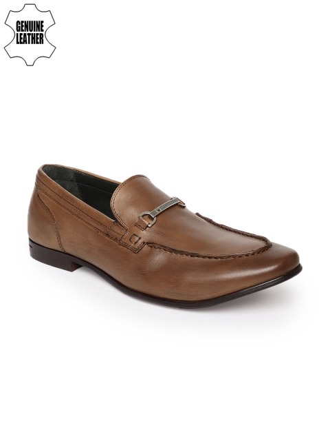 

Louis Philippe Men Tan Genuine Leather Formal Slip-Ons