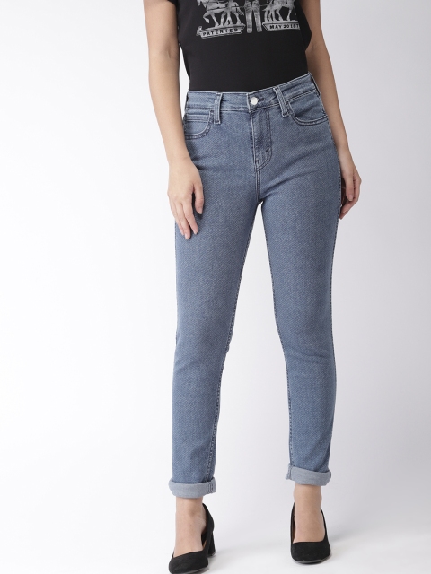 

Levis Women Blue Skinny Fit High-Rise Clean Look Stretchable Jeans 721