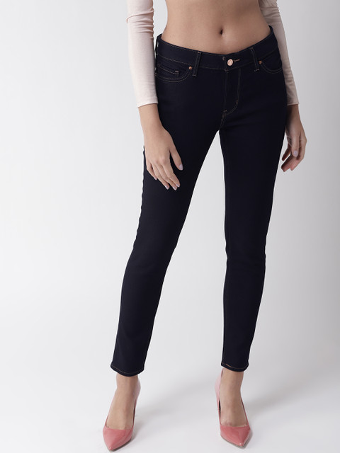 

Levis Women Blue Skinny Fit Mid-Rise Clean Look Stretchable Jeans