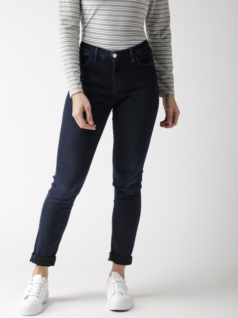 

Levis Women Navy Blue Skinny Fit Mid-Rise Clean Look Stretchable Jeans 711