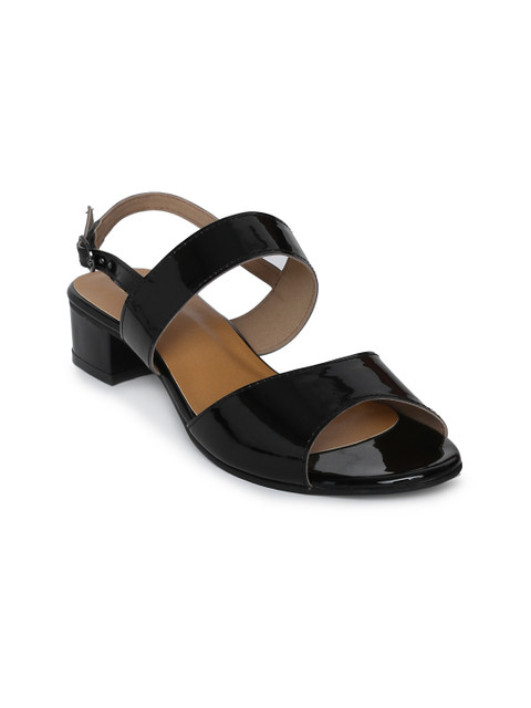 

Inc 5 Women Black Solid Open Toe Sandals