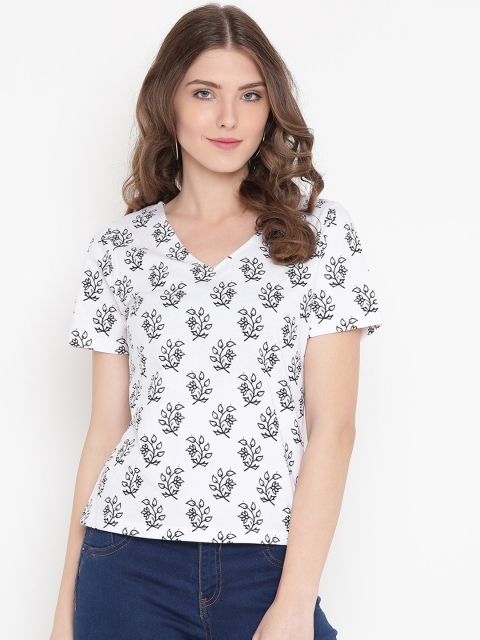 

GRITSTONES Women White Printed Top