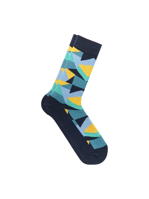 

Soxytoes Men Blue Self-Design Socks