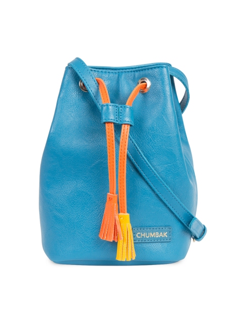 

Chumbak Blue Solid Sling Bag