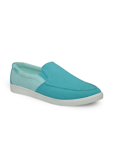 

Crocs Women Green Slip-on Sneakers