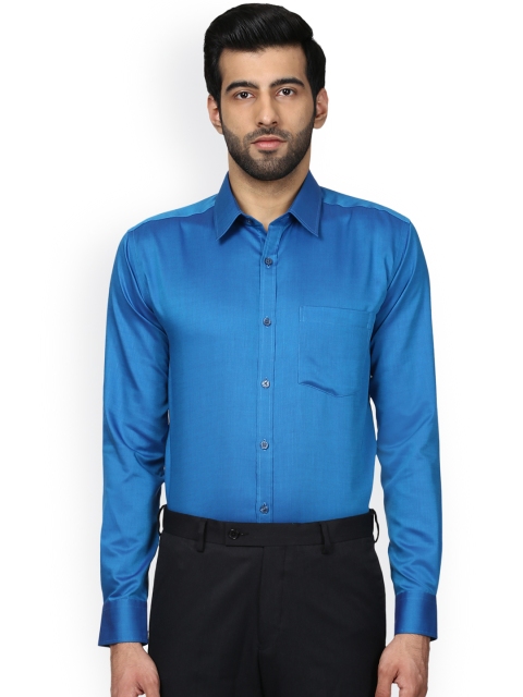 

Park Avenue Men Blue Regular Fit Solid Formal Shirt