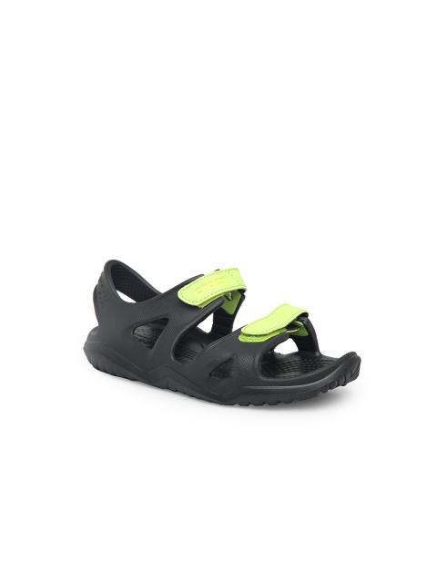 

Crocs Swiftwater Boys Black Comfort Sandals