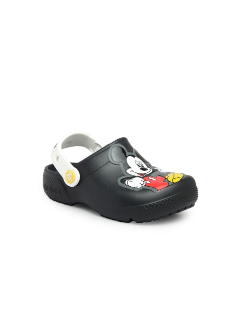 

Crocs Boys Black & White Clogs
