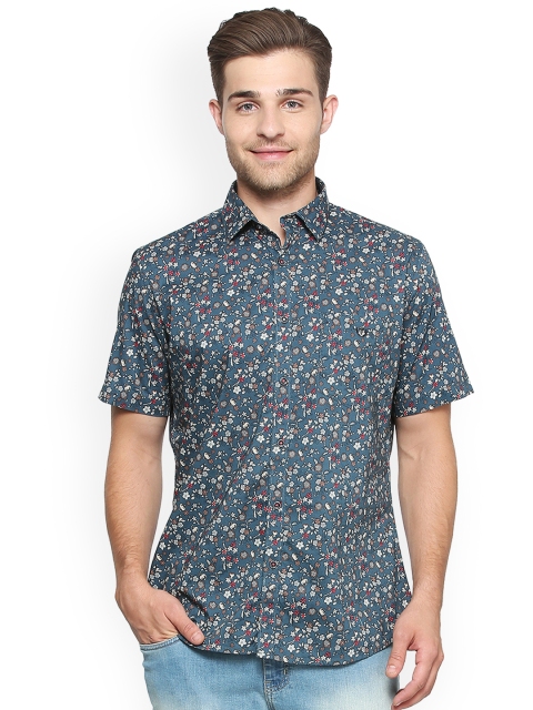 

Van Heusen Sport Men Blue Slim Fit Printed Casual Shirt