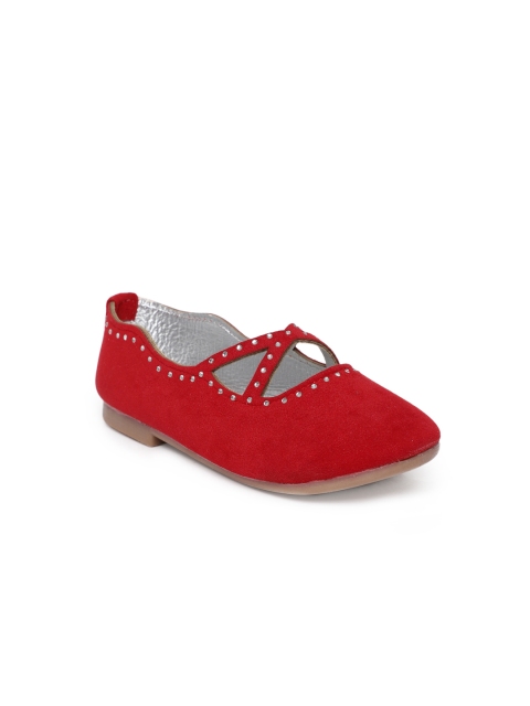 

Kittens Girls Red Embellished Ballerinas