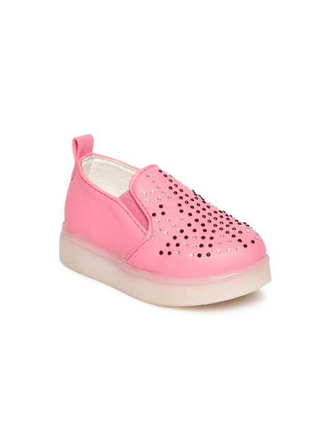 

Kittens Girls Pink Slip-On Sneakers