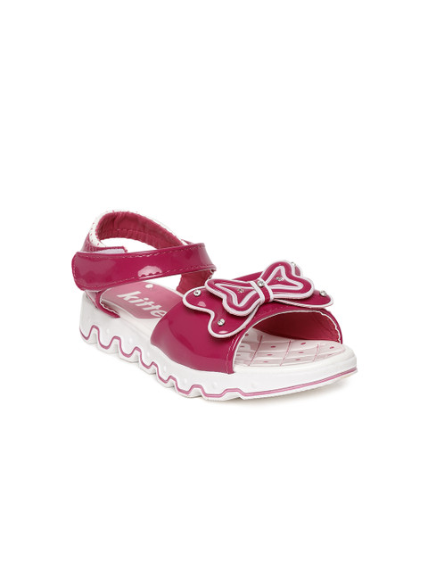 

Kittens Girls Pink Solid Open Toe Flats