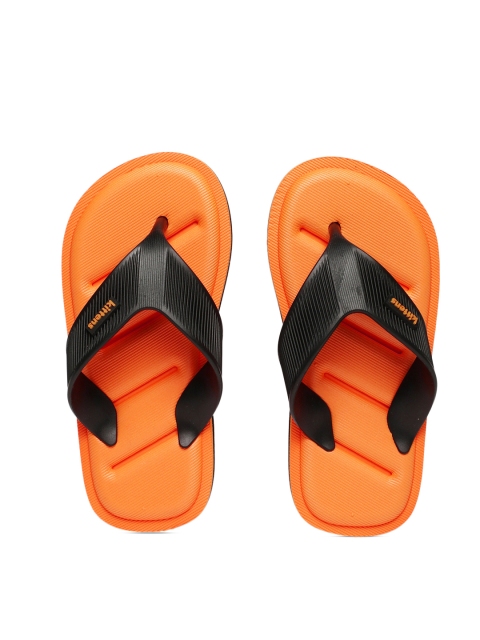 

Kittens Boys Black & Orange Solid Thong Flip-Flops