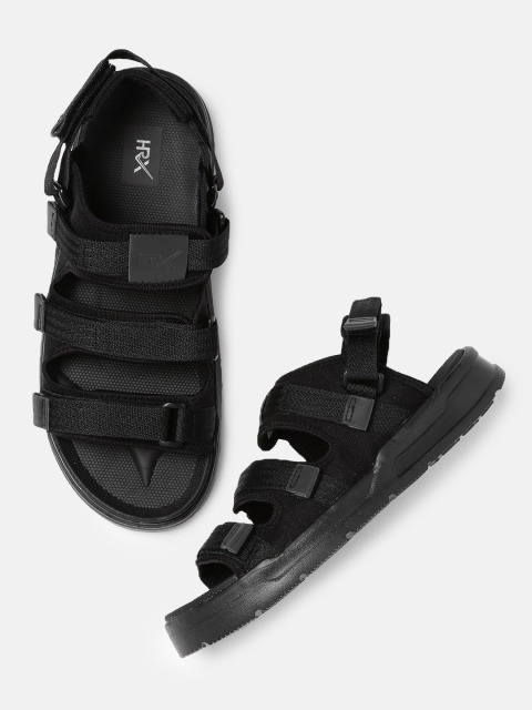 

HRX by Hrithik Roshan Men Black Sports Sandals