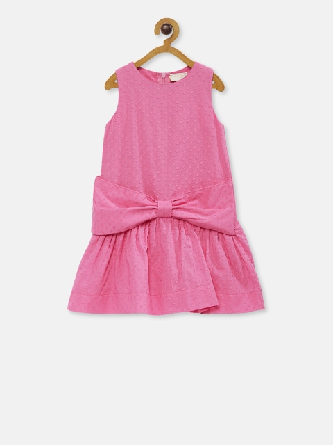 

Fairies Forever Girls Pink Solid A-Line Dress