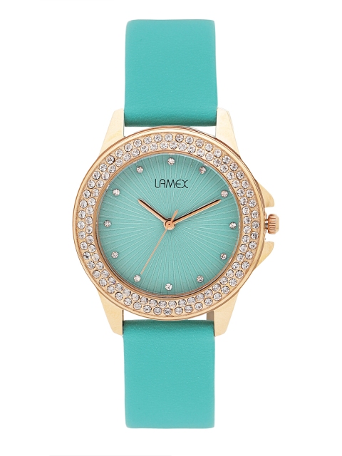 

LAMEX Women Sea Green Analogue Watch ACCURATEDLX 8586