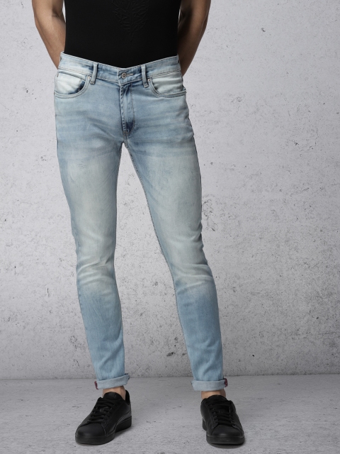

Ecko Unltd Men Blue Super Slim Fit Mid-Rise Clean Look Stretchable Jeans