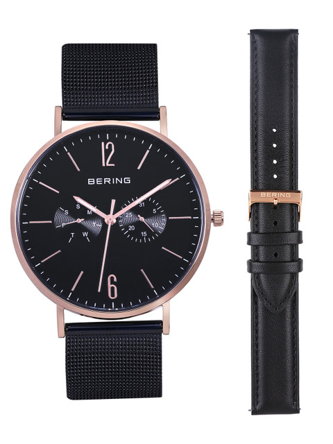 

Bering Men Classic Black Sapphire Crystal Analogue Watch 14240-166