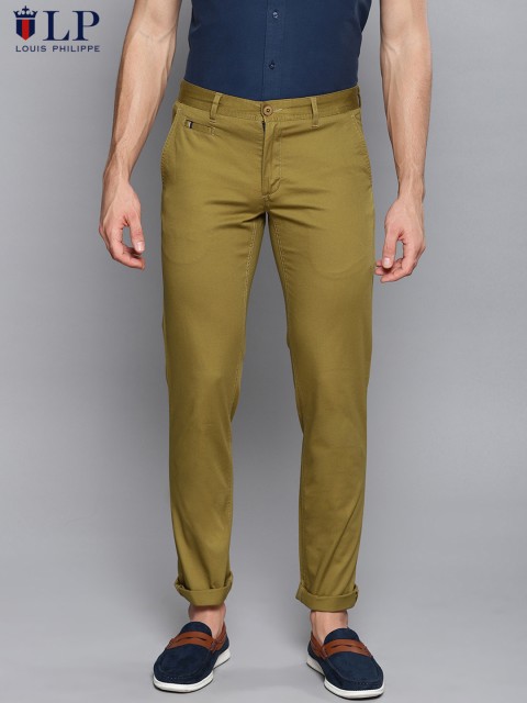 

Louis Philippe Sport Men Khaki Slim Fit Solid Chinos