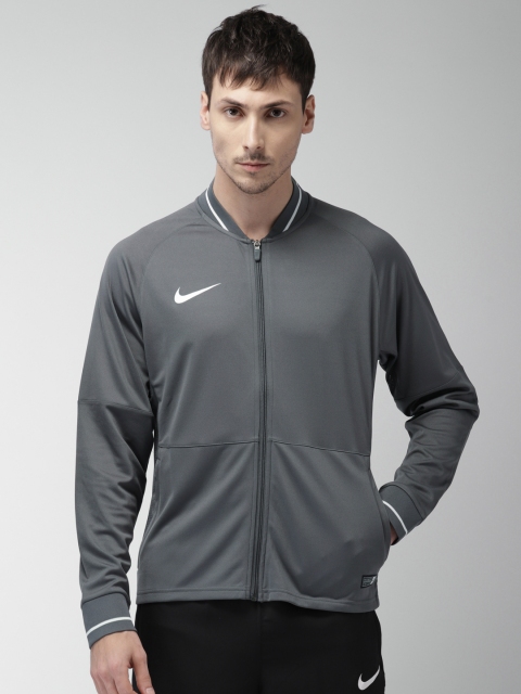 

Nike Men Grey AS TS CRKT M NK DRY JKT FZ2 Sporty Jacket