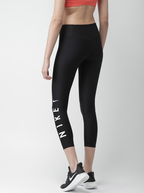 

Nike Women Black Printed AS W NK PWR Tights