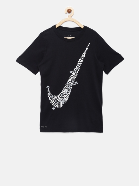 

Nike Boys Black DRY TEE DFC LINES SWSH T-shirt