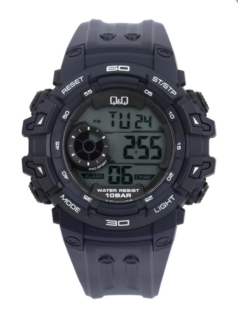 

Q&Q Men Blue Digital Watch M156J003Y, Black