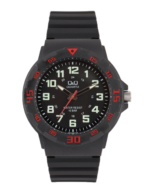 

Q&Q Unisex Black Analogue Watch VR18J006Y