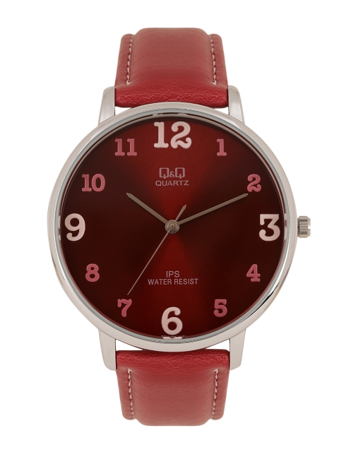 

Q&Q Men Red Analogue Watch QZ00J335Y