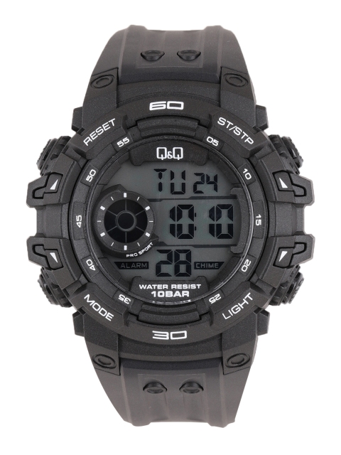 

Q&Q Men Black Digital Watch M156J001Y