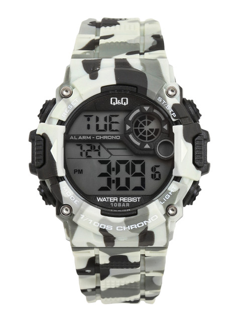 

Q&Q Men M146J005Y Multicoloured Digital Watch, Multi