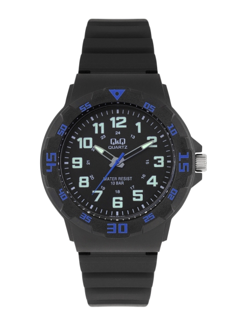 

Q&Q Unisex Black Analogue Watch VR18J007Y