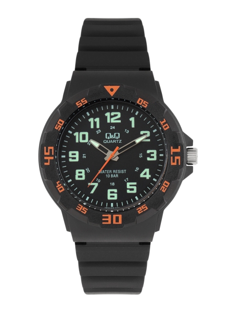 

Q&Q Unisex Black Analogue Watch VR18J008Y