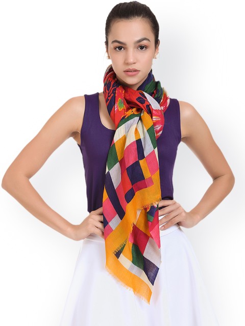

SHINGORA Women Multicoloured Printed Stole, Multi