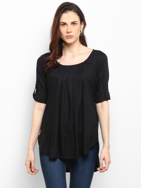 

Hapuka Women Black Solid Top