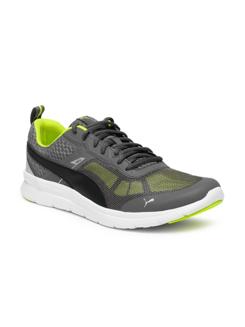 

Puma Men Grey Flex Essential Tech Sneakers