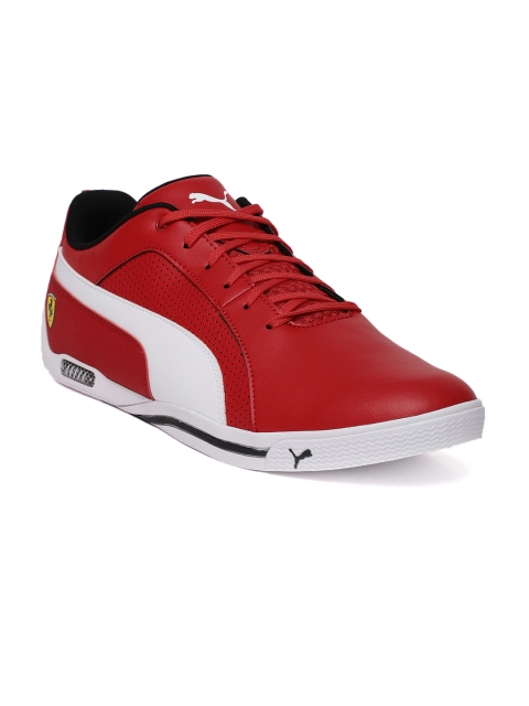 

Puma Men Red SF Selezione II Rosso Corsa White Sneakers