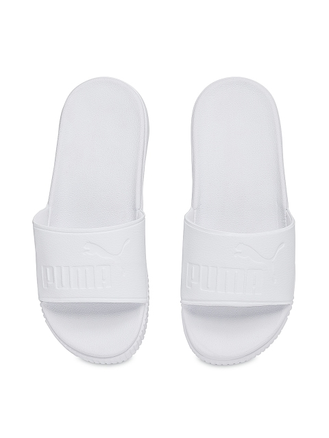 

Puma Women White Solid Slide Bold Platform Sliders