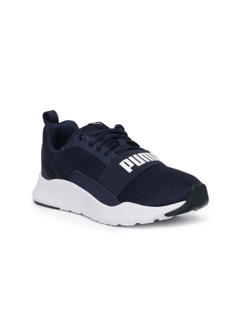 

Puma Unisex Navy Blue Wired Jr Sneakers
