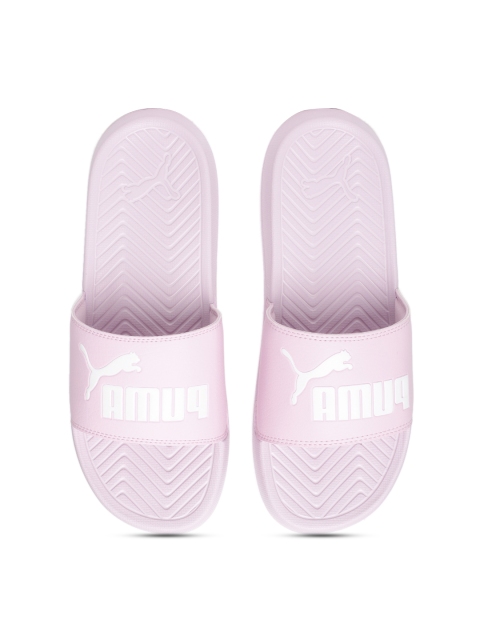 

Puma Women Lavender Brandlogo Popcat Sliders