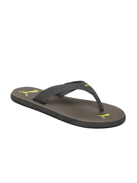 

Puma Men Grey Printed Thong Flip-Flops