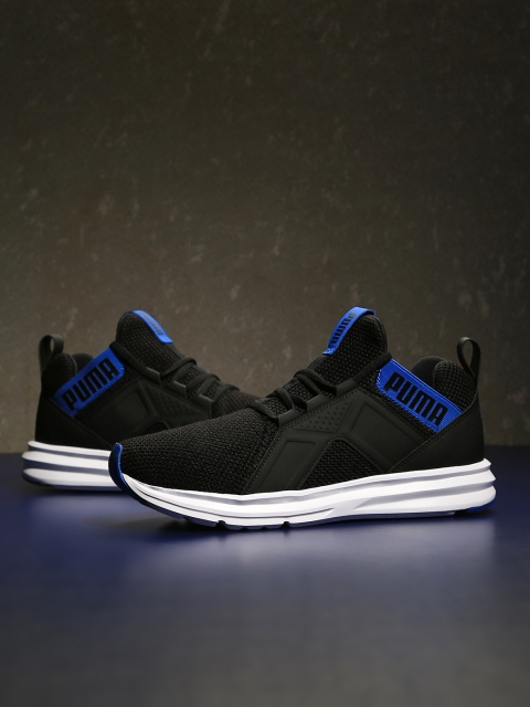 

Puma Men Black & Blue Enzo Weave Training Shoes