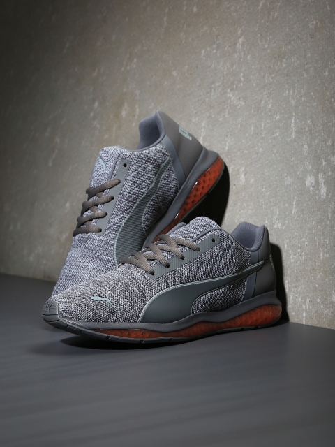 

Puma Men Grey Cell Ultimate Knit Running Shoes