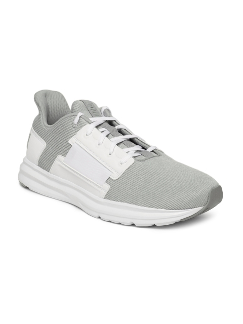 

Puma Men White & Grey Enzo Street Knit Interest Training Shoe